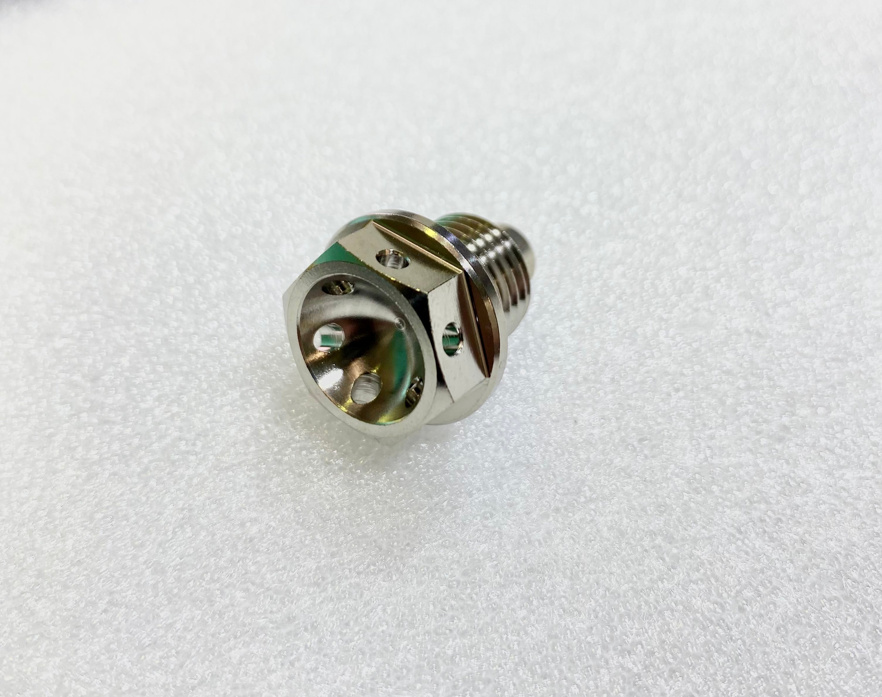 M12x1.5mm Titanium Magnetic Sump drain bolt Race Drilled