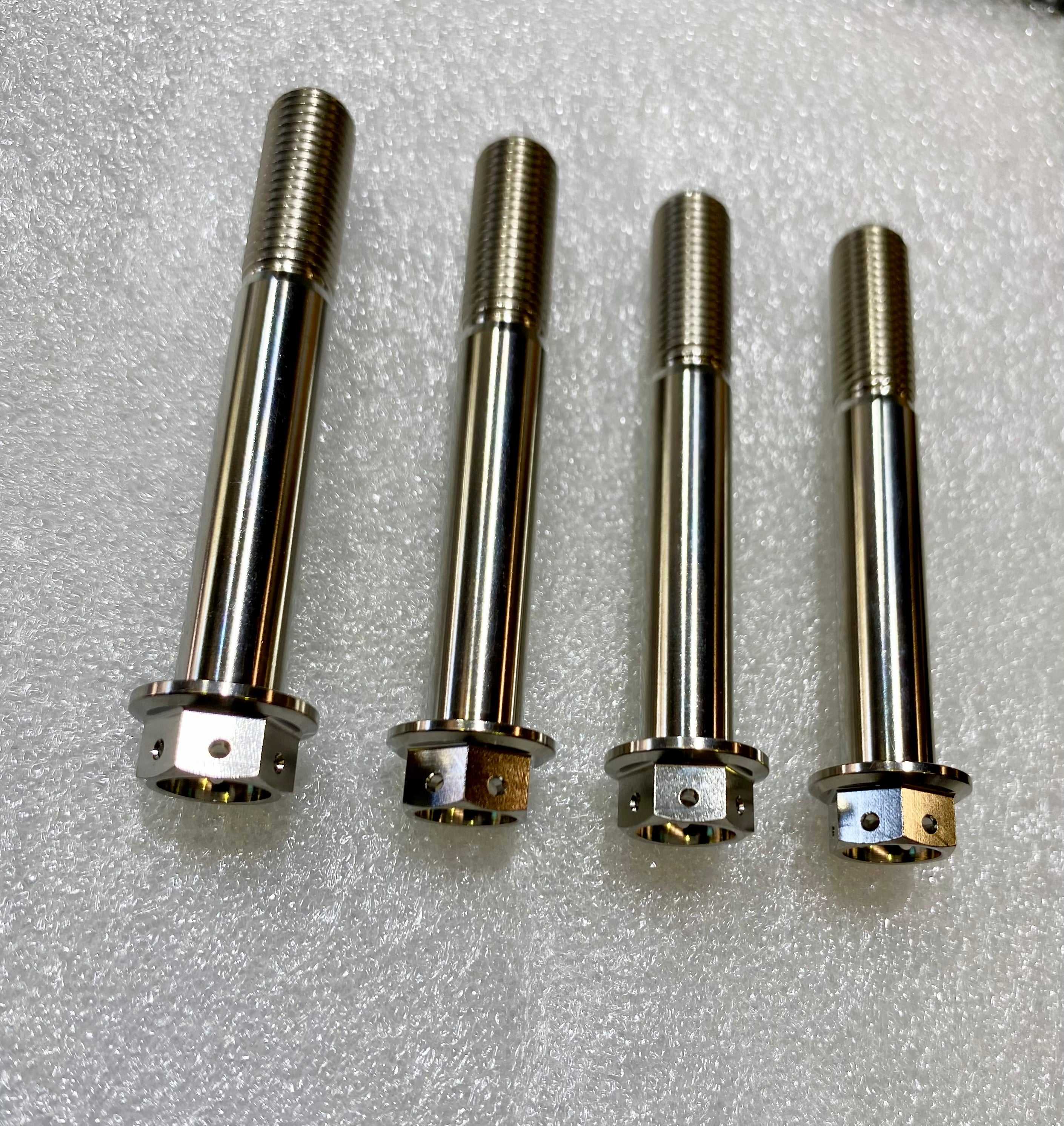 M10x55mm Race Drilled Front Brake Caliper Bolt Kit 4 Pack