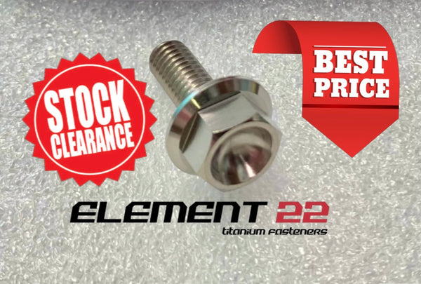 Flanged Hex Bolt Kits – Element 22 Titanium Fasteners